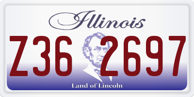 IL license plate Z362697