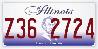 IL license plate Z362724