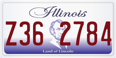 IL license plate Z362784