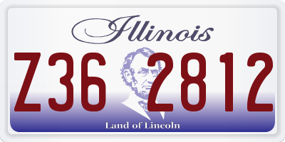 IL license plate Z362812