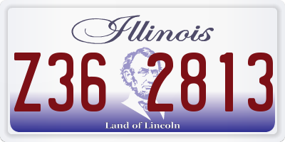 IL license plate Z362813
