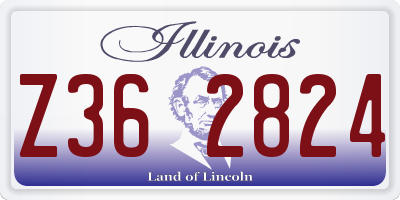 IL license plate Z362824
