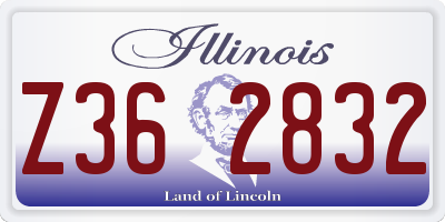 IL license plate Z362832