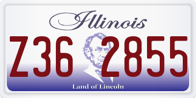 IL license plate Z362855