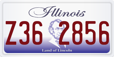 IL license plate Z362856
