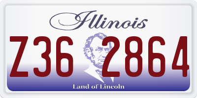 IL license plate Z362864