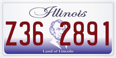 IL license plate Z362891