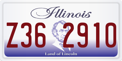 IL license plate Z362910