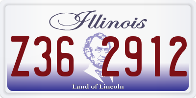 IL license plate Z362912