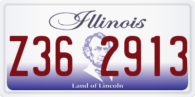 IL license plate Z362913