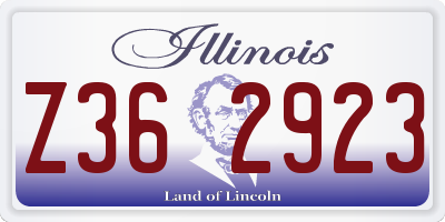 IL license plate Z362923