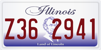IL license plate Z362941