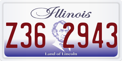 IL license plate Z362943