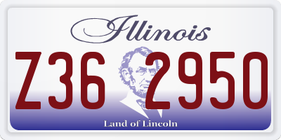 IL license plate Z362950