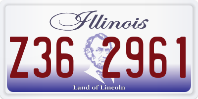 IL license plate Z362961