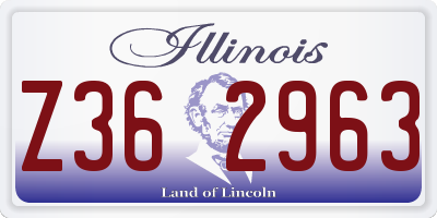 IL license plate Z362963