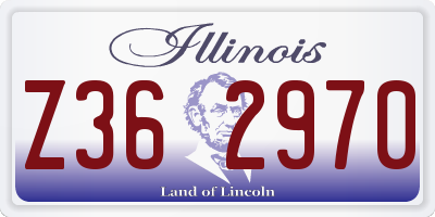 IL license plate Z362970