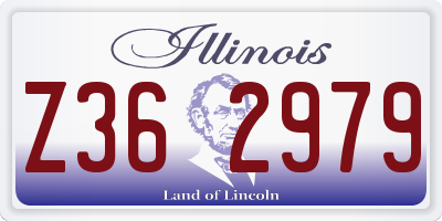 IL license plate Z362979