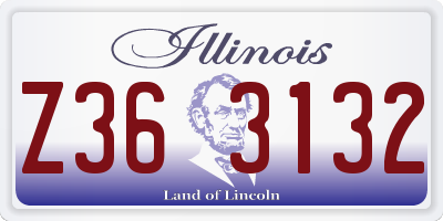 IL license plate Z363132