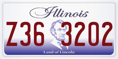 IL license plate Z363202