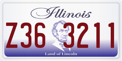 IL license plate Z363211