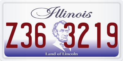 IL license plate Z363219
