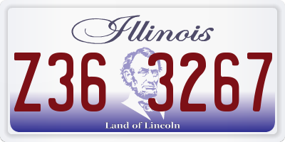 IL license plate Z363267