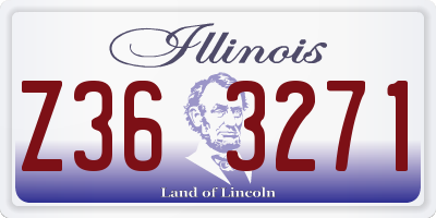 IL license plate Z363271