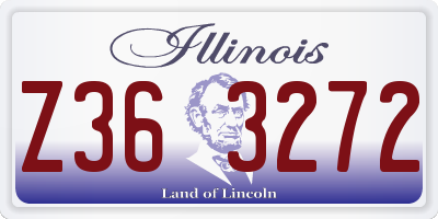IL license plate Z363272