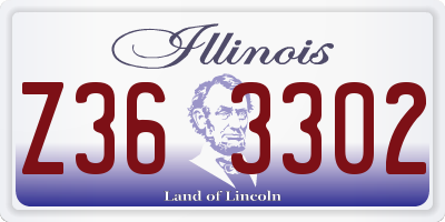 IL license plate Z363302