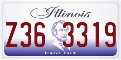 IL license plate Z363319
