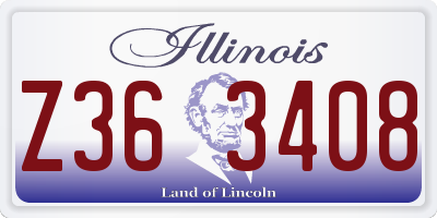 IL license plate Z363408