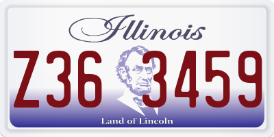 IL license plate Z363459