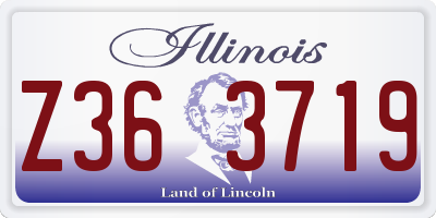 IL license plate Z363719