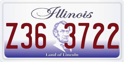 IL license plate Z363722