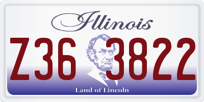 IL license plate Z363822