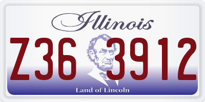 IL license plate Z363912
