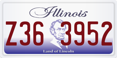 IL license plate Z363952