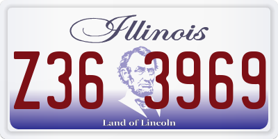 IL license plate Z363969