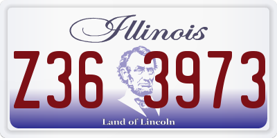 IL license plate Z363973