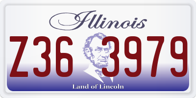 IL license plate Z363979