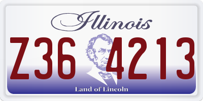 IL license plate Z364213