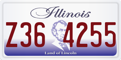 IL license plate Z364255