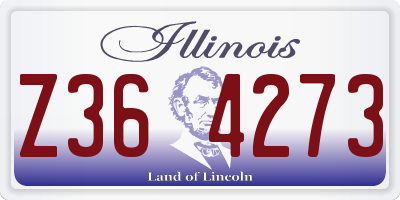 IL license plate Z364273