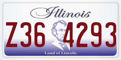 IL license plate Z364293