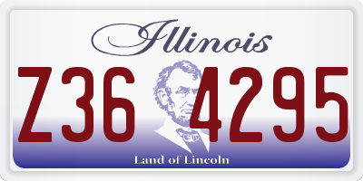 IL license plate Z364295