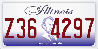 IL license plate Z364297