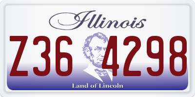 IL license plate Z364298