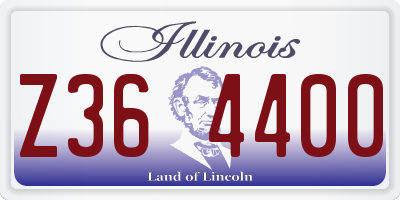 IL license plate Z364400