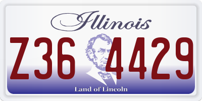 IL license plate Z364429